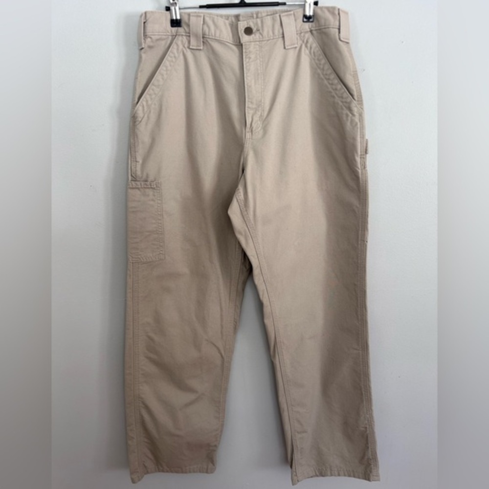 Carhartt B151 Tan Carpenter Pants 32x32 Workwear Utility Skater Y2K Gorpcore